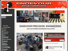 Tablet Screenshot of endevourengineering.co.nz